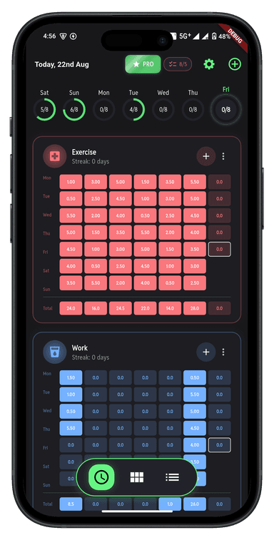 HabitTick App Screenshot 1